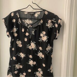 Floral blouse from Express size small